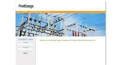 Desktop Screenshot of firstenergysafetytraining.com