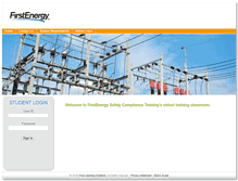 Tablet Screenshot of firstenergysafetytraining.com